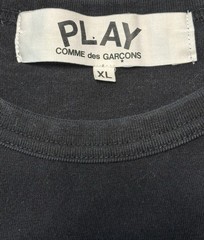 CDG Play Comme Des Garcons T Shirt Mens XL Split Eye Double Sided Japan AZ-T192