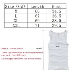 3PCS Men’s Cotton Tank Tops Sleeveless Muscle Vest U Neck Gym Fitness Shirts