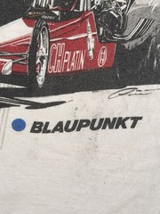 Vintage Bosch Racing T-Shirt Size M White 80s Platin Car Graphic Single Stitch