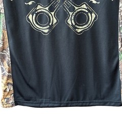 Chevrolet American Muscle Shirt Small Realtree Xtra Camo Trim Black Short Sleeve