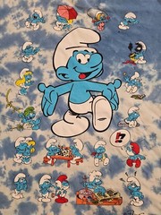 C Life Group Smurfs graphic tie-dye t-shirt Size XL(153)