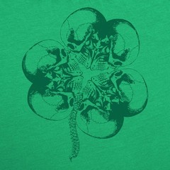 Mens Funny T Shirts Bone Shamrock Sarcastic St Patricks Day Tee For Men