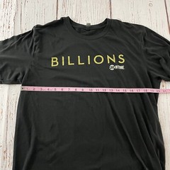 Billions Promo Showtime Short Sleeve District Made T Shirt Men’s Large Black