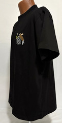 AUTHENTIC LOEWE x SUNA FUJITA BUNNY EMBROIDERED LOGO BLACK T-SHIRT MEDIUM NWT