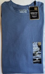 GoldToe Mens Mobility FX Stretch Short Sleeve Cotton T Shirt TEE Rare Size M NWT