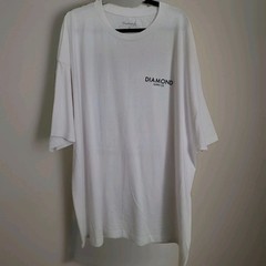 NWT Diamond Supply Co. Men’s White Cotton Graphic Logo T-Shirt 4X Short Sleeve