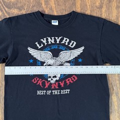 Lynyrd Skynyrd 2013 40th Anniversary Tour Shirt Medium Anvil Black Band Tee