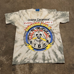 Online Ceramics Every Day Graphic Tie-Dye Crew Neck T-Shirt Men’s L