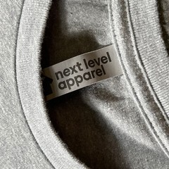 Next Level Apparel Men’s Heather Grey T-Shirt Basic Crew Neck Tee XL