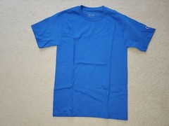 Champion Athleticwear Unisex Blue Cotton Tee-Shirt Short Sleeve T425RB Sz.S
