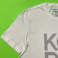MICHAEL KORS Men’s Short Sleeve T-Shirt Size MEDIUM White w/Black NEW