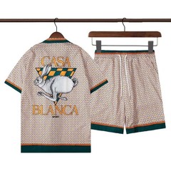 American trend fashion beach short-sleeved set
