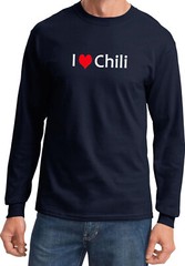 I Love Chili Long Sleeve Shirt