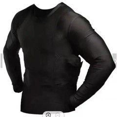 Concealment Clothes Men’S Crew Neck Undercover- Concealed Holster Carry Tops