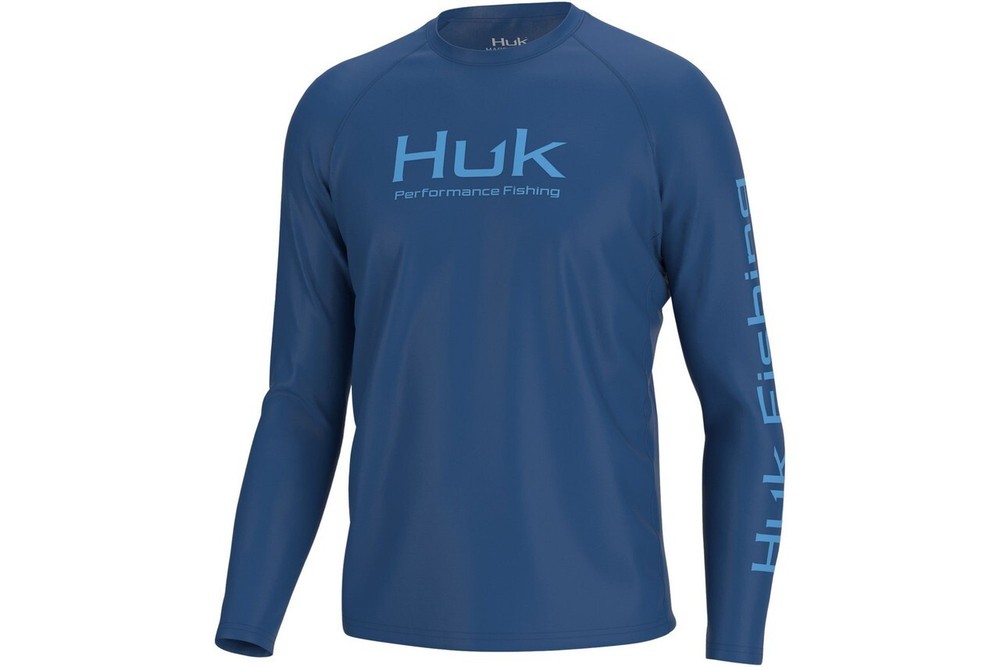 HUK Long Sleeve Tee Vented Pursuit Shirt H1200524-489 Set Sail CHOOSE YOUR SIZE!