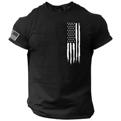 American Flag Shirt, Left Chest Flag, Patriotic, USA, 2A, 2nd Amendment