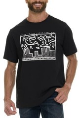 Keith Haring Men’s Graphic Tee Blue/Beige/Black Pick Size S, M, L, XL, XXL NWT