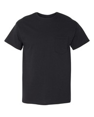 Gildan Unisex Pocket T Shirt Heavy Cotton Short Sleeve Blank Tee T-Shirt G5300