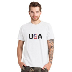 New Mens Printed T Shirts Short Sleeve Crew Neck 100% Cotton Tees Casual Top