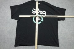 LRG Shirt Mens 2XL Black Graphic Logo Tee Short Sleeve Streetwear Urban Crewneck