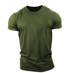 Men’s Muscle T-Shirt Bodybuilding Gym Tee Short Sleeve Workout Shirts Shirt