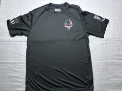 A4 Short Sleeve Shirts Men’s Red Black Small & Medium Shirts 2pc