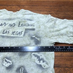 Vintage 90s Fear & Loathing Hunter S Thompson T-Shirt Sz M Green Ralph Steadman