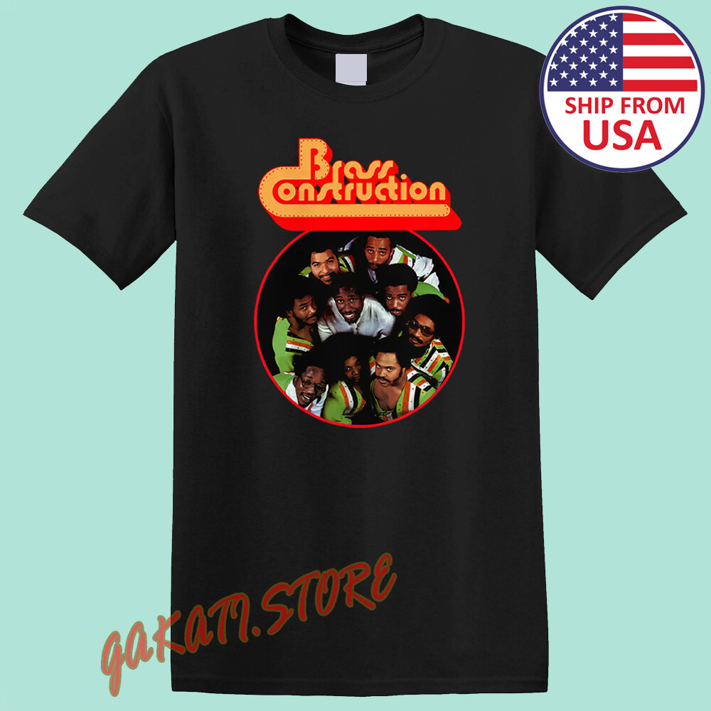 Brass Construction Get Up To Get Down Men’s Black T-Shirt Size S-5XL