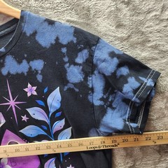 TexArt Tie Dye Graphic T Shirt Men’s Medium Fantasy Crystals Potion Ouija Style