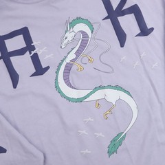 Spirited Away Haku Long Sleeve Shirt Womens 3X Purple Dragon Anime Studio Ghibli