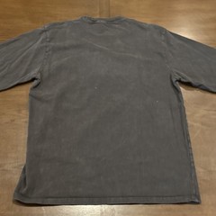 Brandy Melville John Galt Brooklyn Oversized Tee Large – Black & Red Sewn On