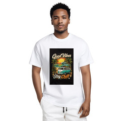 1 Pack Crew Neck For Men’s 100% Cotton Soft T-Shirt Designed Tee