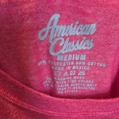 American Classics Mister Rogers’ Neighborhood Pink Graphic Tee M Crew Neck SS