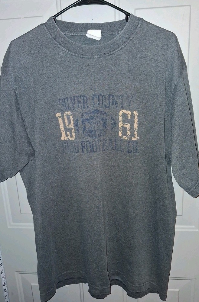 Arizona Jean Co Y2K Faded Graphic T Shirt Gray Distressed 1961 Mens XL