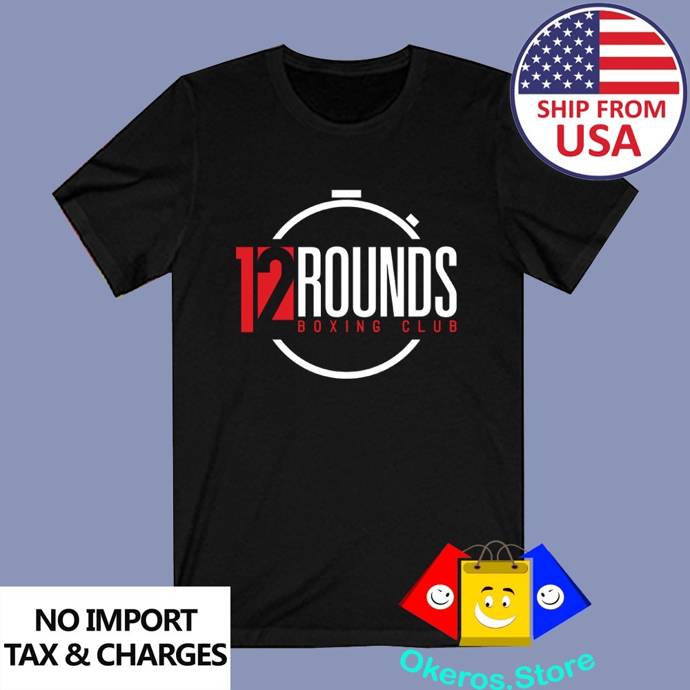 12 Rounds Boxing Club Gym Men’s Black Size S to 3XL