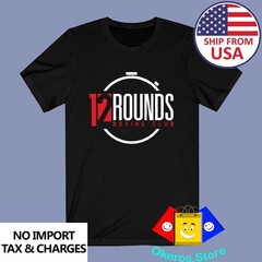 12 Rounds Boxing Club Gym Men’s Black Size S to 3XL