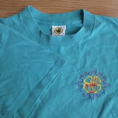 Body Glove Vintage 90s T-Shirt Men’s L Single Stitch Beach Grunge 1993 Teal