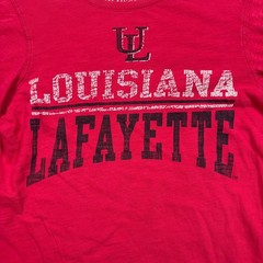 Colosseum Athletics Louisiana Lafayette Ragin Cajuns Long Sleeve Shirt Red Small