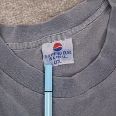 VTG 90s Y2K Pepsi 100% Guaranteed Soda Promo XL Blue Short Sleeve T-Shirt