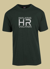 MEN WOMENS TEE TSHIRT UNISEX WALKING HR VIOLATION OFFICE WORKER CLOWN FUNNY GIFT
