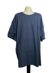 ATHLETIC WORKS Breathable Navy Blue Short Sleeve Crew Neck T-Shirt Sz L*