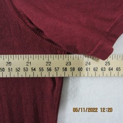 Champion Shirt Mens Large Maroon Short Sleeve Athletic Workout Outdoor Casual