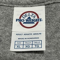 Orlando Florida Shirt Mens XL Grey Baseball Glossy Silver Logo Delta Pro Weight