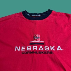 Vintage Starter Nebraska Huskers T Shirt Mens M College University Football