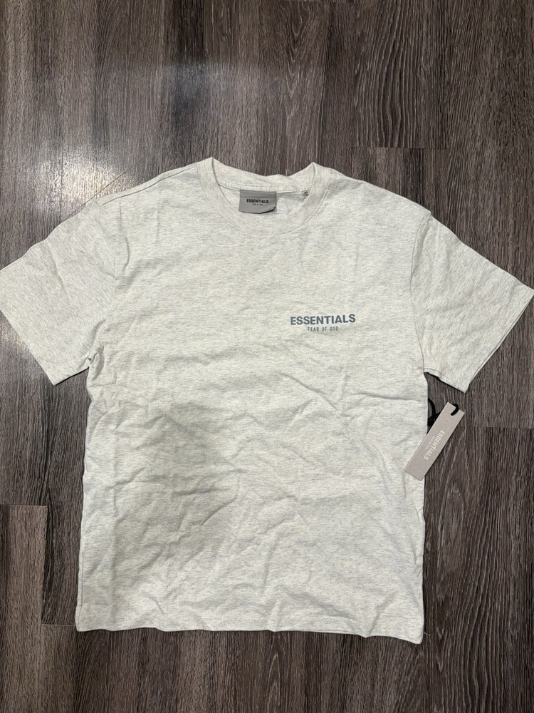 Essentials Light Oatmeal T-Shirt XS **Free Ship**