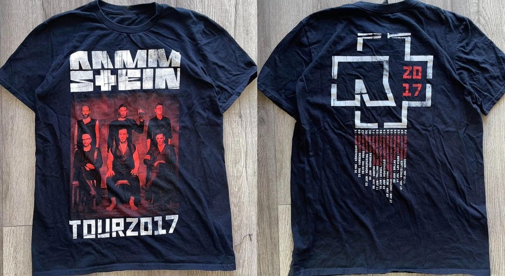 Rammstein Tour 2017 T-shirt Size S-5XL