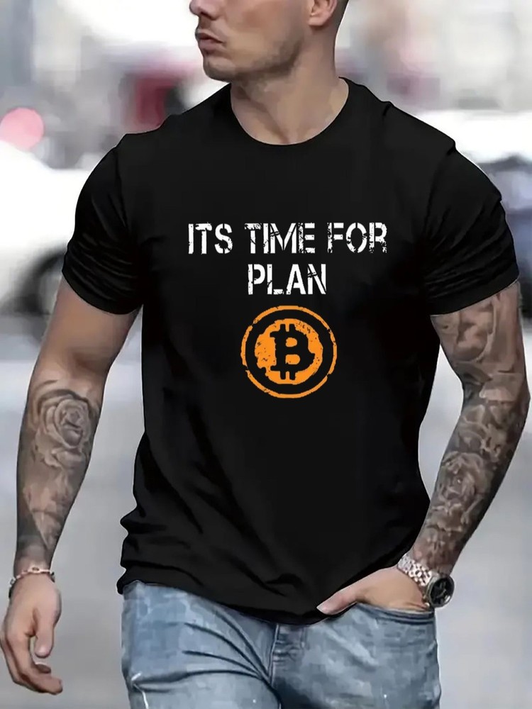 Men Casual Short Sleeve Tee 1 Pcs 100% Heavy Cotton – Comfortable Crew Neck, S