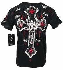 XTREME COUTURE by AFFLICTION Men’s T-Shirt GLORIOUS Tattoo Biker S-5X
