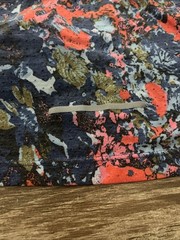 NIKE Dri Fit Miler Running Shirt Rare Gray Floral Gradient Men’s Small