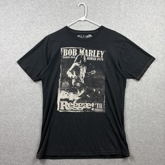 Billabong x Bob Marley T Shirt Mens Large Organic Cotton Graphic Concert Tee